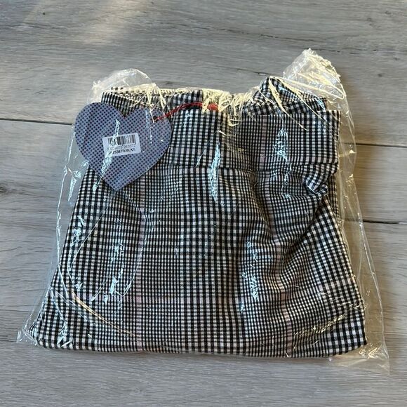 Banned Retro WINTER CHECK SWING SKIRT Size L in Black NWT and‎ in packaging - Picture 5 of 7